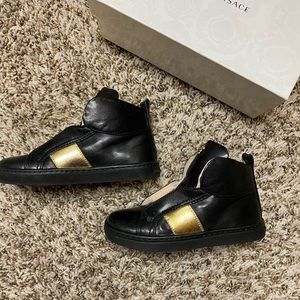 Boys Versace high top sneakers